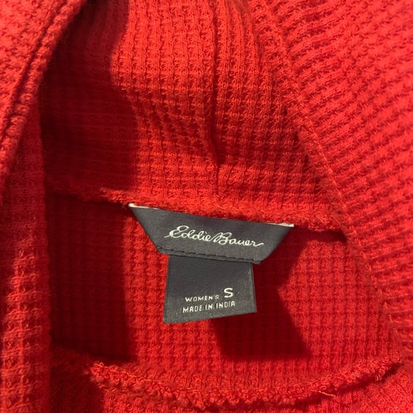 Eddie Bauer Women's Myriad Thermal Tulip-Hem Mock Size Small - Picture 3 of 4